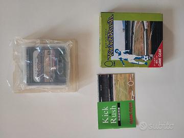 Kick & Rush Game Gear scatola inclusa e manuale.