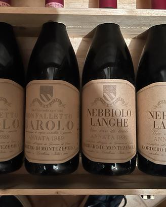Bottiglie barolo nebbiolo cordero di montezemolo