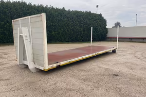 CONTAINER USATO A PIANALE SENZA SPONDE