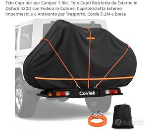 Telo Copribici per Camper 1 Bici Oxford 420D