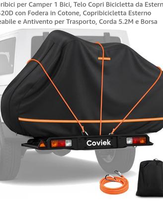 Telo Copribici per Camper 1 Bici Oxford 420D