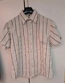 camicia uomo manica corta puro cotone 