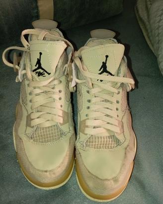 Scarpe Nike Air Jordan 4 – colore beige – usate
