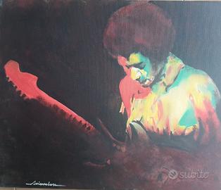 Dipinto raffigurante Jimi Hendrix, opera unica