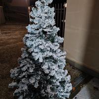 Albero di Natale innevato 1.80cm