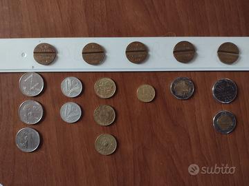 Lotto Monete Lire Gettoni Telefonici