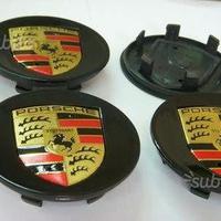 4 coprimozzo Porsche tappi ruote cerchi