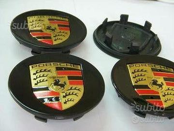 4 coprimozzo Porsche tappi ruote cerchi