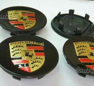 4 coprimozzo Porsche tappi ruote cerchi