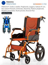 Mobiclinic®, Sedia a rotelle, Pieghevole.
