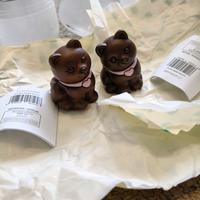 Coppia Gatti mori Thun bauli