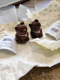 Coppia Gatti mori Thun bauli