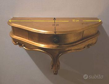 Mensola e specchio da ingresso