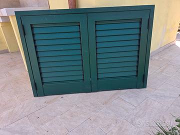 Infissi persiana pvc 120x80   orientabile nuova
