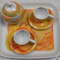 Set Vassoio Zuccheriera 2 Tazzine Espresso
