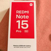 Xiaomi redmi note 15 pro 5G 12 gb 512 gb