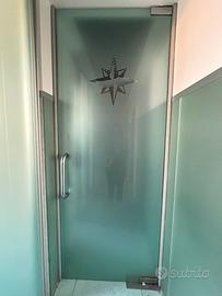 Porte da ufficio in vetro satinato
