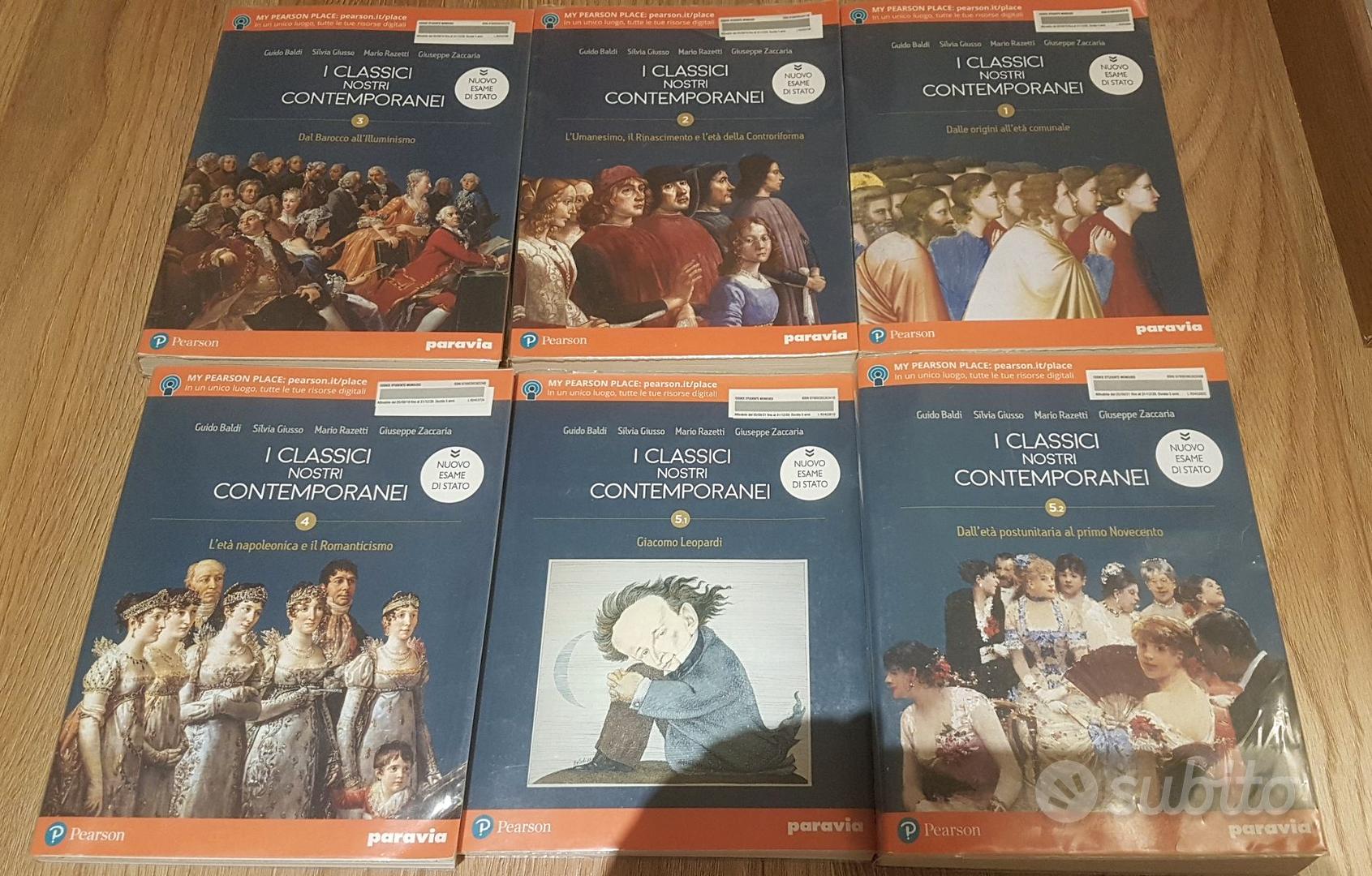 7 libri di letteratura italiana liceo scientifico - Libri e Riviste In  vendita a Torino
