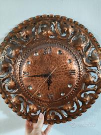 Orologio da parete in rame