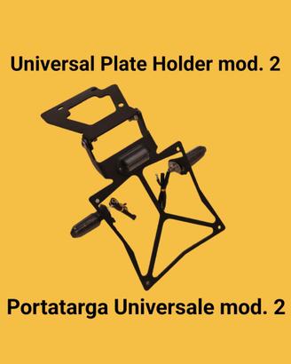 PORTATARGA MOTO REGOLABILE TIPO 2