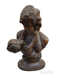 scultura in legno intagliata a mano seconda metà 9