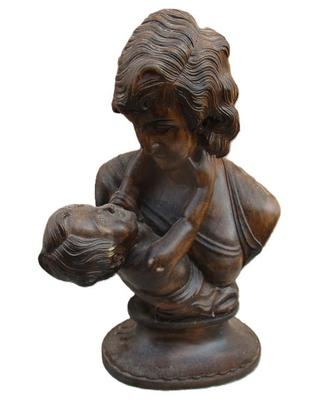 scultura in legno intagliata a mano seconda metà 9