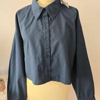 camicia taglio crop Pull &Bear tg L