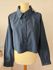 camicia taglio crop Pull &Bear tg L