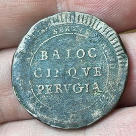 Madonnina 5 baiocchi 1797 Perugia