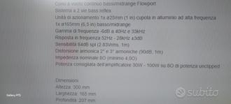 Diffusori B&amp;W 607 s2 amplificatore Yamaha As 201  			