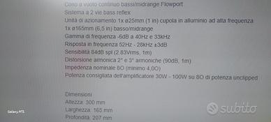 Diffusori B&W 607 s2 amplificatore Yamaha As 201