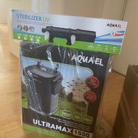 Filtro acquario AquaelUltramax 1500 con lampada UV