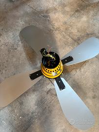 Lampadario ventilatore a soffitto