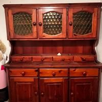 Credenza in legno massello stile taverna