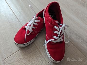 Scarpe Vans rosse 