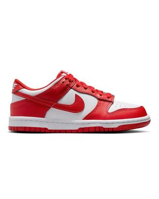 Scarpe Nike Dunk Low Rosse e bianche unisex 