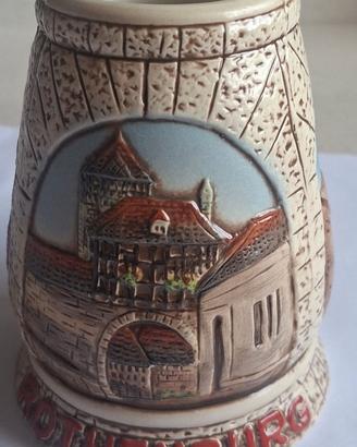 Boccale Birra Ceramica Rothenburg - Germania
