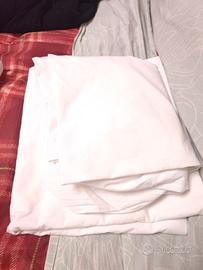 Lenzuola singole bianche poliestere no federa