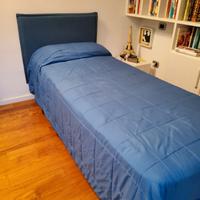 TESTATA CON RETE +MATERASSO  MOLLE INSACCHETTATE