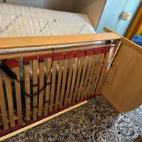 Letto con rete elettrica motorizzata