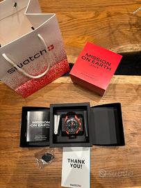 Swatch x Omega Mission on Earth Lava MoonSwatch