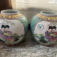 Coppia vasi orientali vintage