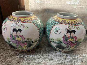 Coppia vasi orientali vintage