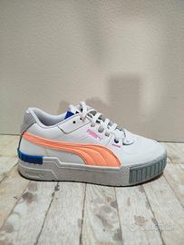 Scarpe Puma bianche e corallo taglia 38