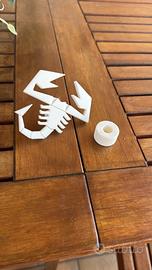 Logo scorpione 500 abarth estrattore