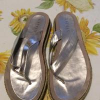 Infradito donna Ralph Lauren argento 38/39