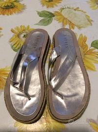 Infradito donna Ralph Lauren argento 38/39