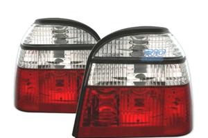 FANALI VOLKSWAGEN VW GOLF 3 91-97 ROSSO BIANCO