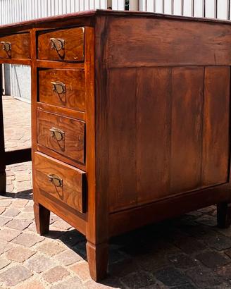Scrittoio: Scrittoio a 5 cassetti legno