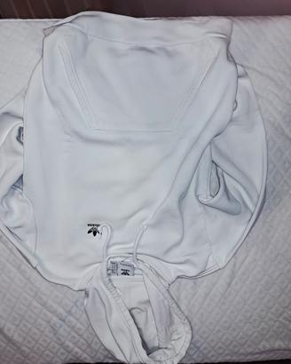Felpa bianca adidas